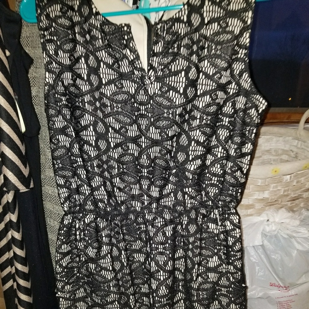 Lacy dressy romper